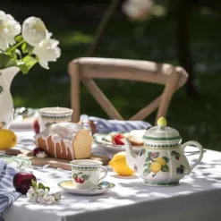 90 cl - Villeroy & Boch French Garden Fleurence Premium Porcelain Teapot