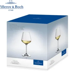 38 cl - Villeroy & Boch La Divina Calice Vino Bianco in Vetro - Set 4 Pezzi