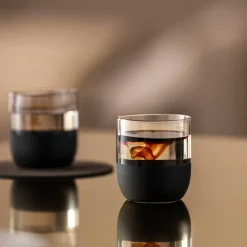 30 cl - Villeroy & Boch Manufacture Rock Bicchiere Bibita in Vetro - Set 4 Pezzi