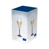 26 cl - Villeroy & Boch Manufacture Rock Calice Flute in Vetro - Set 4 Pezzi