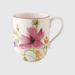 37 cl - Villeroy & Boch Mariefleur Basic Tazza Mug In Porcellana Premium - Set 6 Pz