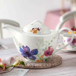 100 cl - Villeroy & Boch Mariefleur Basic Teapot In Premium Porcelain