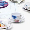 26 cl - Villeroy & Boch Mariefleur Gris Basic Tazza Mug In Porcellana Premium - Set 6 Pz