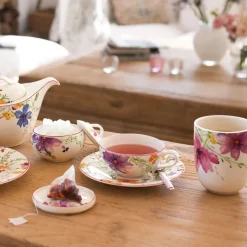 12 cl - Villeroy & Boch Mariefleur Tea Tazza Tè In Porcellana Premium - Set 6 Pz
