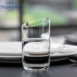 22.5 cl - Villeroy & Boch NewMoon Bicchiere Acqua in Vetro - Set 4 Pezzi