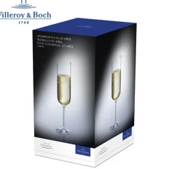17 cl - Villeroy & Boch NewMoon Calice Flute in Vetro - Set 4 Pezzi