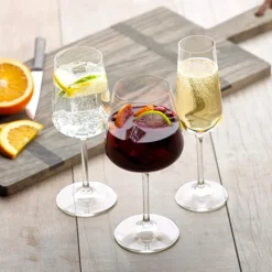 38 cl - Villeroy & Boch Ovid Calice Vino Bianco in Vetro - Set 4 Pezzi