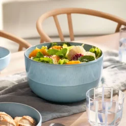 300 cl - Villeroy & Boch Perlemor Aqua Insalatiera In Porcellana Premium