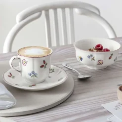 24 cl - Villeroy & Boch Petite Fleur Coppetta Macedonia Dessert In Porcellana Premium - Set 6 Pz