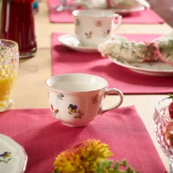 13 cl - Villeroy & Boch Petite Fleur Tazza Tè In Porcellana Premium - Set 6 Pz