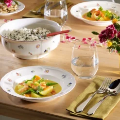 33 cl - Villeroy & Boch Petite Fleur Piatto Fondo In Porcellana Premium - Set 6 Pz