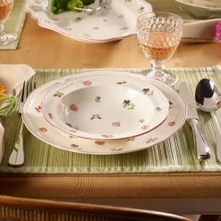 30 cl - Villeroy & Boch Petite Fleur Piatto Fondo In Porcellana Premium - Set 6 Pz