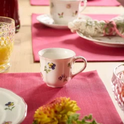 8 cl - Villeroy & Boch Petite Fleur Tazzina Caffè Espresso In Porcellana Premium - Set 6 Pz