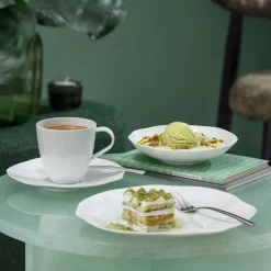 90 cl - Villeroy & Boch Pura Coppa Dessert Macedonia In Porcellana Premium - Set 6 Pz