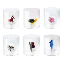 25 cl - WD Lifestyle Monterey Bicchiere Acqua in Vetro Borosilicato Set 6 Pz