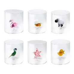 25 cl - WD Lifestyle Monterey Bicchiere Acqua in Vetro Borosilicato Set 6 Pz