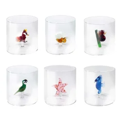 25 cl - WD Lifestyle Monterey Bicchiere Acqua in Vetro Borosilicato Set 6 Pz