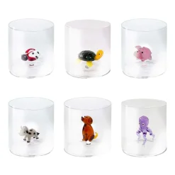 25 cl - WD Lifestyle Monterey Bicchiere Acqua in Vetro Borosilicato Set 6 Pz