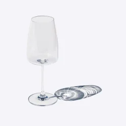 42 cl - Zafferano Altopiano Calice Flute in Vetro - Set 6 Pezzi