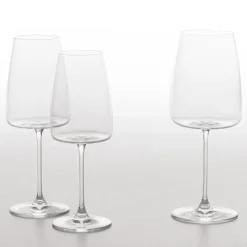 67 cl - Zafferano Altopiano Calice Vino Rosso in Vetro - Set 6 Pezzi