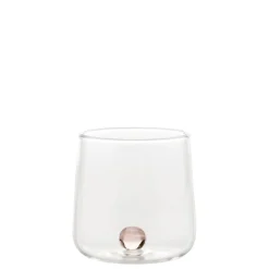 44 cl - Zafferano Bilia Bicchiere Acqua Bilia Colorata in Vetro Borosilicato - Set 6 Pezzi