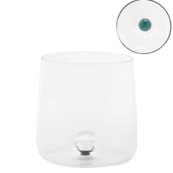 44 cl - Zafferano Bilia Caleido Bicchiere Acqua Fatto a Mano In Vetro Borosilicato Set 4 Pz