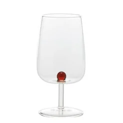 38 cl - Zafferano Bilia Calice Vino Multiuso Bilia Colorata in Vetro Borosilicato - Set 6 Pezzi