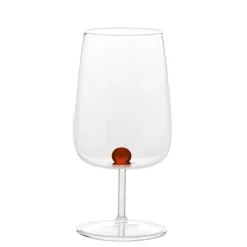 38 cl - Zafferano Bilia Calice Vino Multiuso Bilia Colorata in Vetro Borosilicato - Set 6 Pezzi