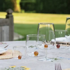 38 cl - Zafferano Bilia Calice Vino Multiuso Bilia Colorata in Vetro Borosilicato - Set 6 Pezzi