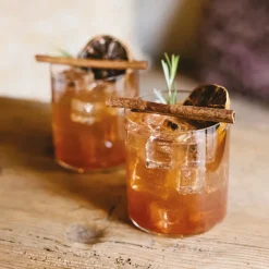 34 cl - Zafferano Chiaro Di Luna Bicchiere Whisky in Vetro Soffiato - Set 6 Pezzi