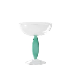 28 cl - Zafferano Dorici Coppa Champagne In Vetro Set 4 Pz