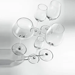 55 cl - Zafferano Eventi Calice Vino Bianco in Vetro - Set 6 Pezzi