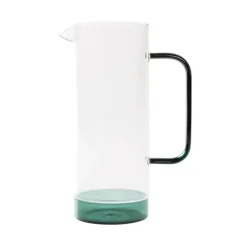 120 cl - Zafferano Filo Bianco Caraffa In Vetro Borosilicato