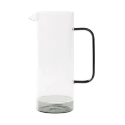 120 cl - Zafferano Filo Bianco Caraffa In Vetro Borosilicato