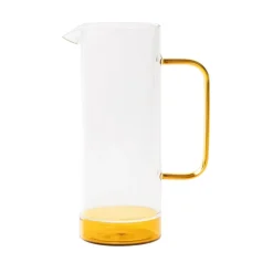 120 cl - Zafferano Filo Bianco Caraffa In Vetro Borosilicato