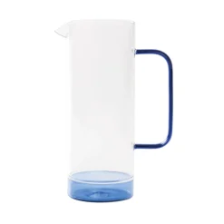 120 cl - Zafferano Filo Bianco Caraffa In Vetro Borosilicato