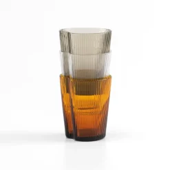 33.5 cl - Zafferano Handy Bicchiere Acqua In Vetro Set 6 Pz