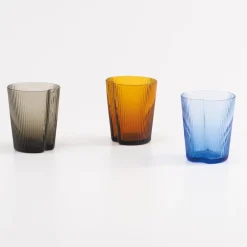 33.5 cl - Zafferano Handy Bicchiere Acqua In Vetro Set 6 Pz