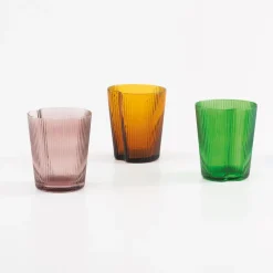 33.5 cl - Zafferano Handy Bicchiere Acqua In Vetro Set 6 Pz