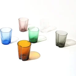 33.5 cl - Zafferano Handy Bicchiere Acqua In Vetro Set 6 Pz