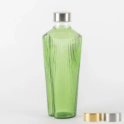 90 cl - Zafferano Handy Bottiglia Acqua Soffiata e Lavorata a Mano In Vetro Borosilicato