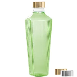 90 cl - Zafferano Handy Bottiglia Acqua Soffiata e Lavorata a Mano In Vetro Borosilicato