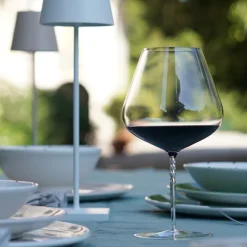 102 cl - Zafferano Jcl Calice Vino Rosso Gambo a Spirale in Vetro - Set 2 Pezzi