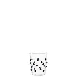 9.5 cl - Zafferano Party Junior Bicchiere Liquore Caffè Fatto a Mano In Vetro Borosilicato Set 6 Pz