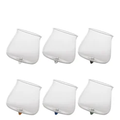 40 cl - Zafferano Pirolo Bicchiere Acqua Punta in Vetro Borosilicato - Set 6 Pezzi