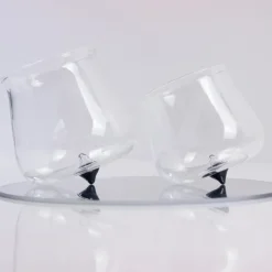 40 cl - Zafferano Pirolo Bicchiere Acqua Punta in Vetro Borosilicato - Set 6 Pezzi