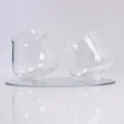 40 cl - Zafferano Pirolo Bicchiere Acqua Punta in Vetro Borosilicato - Set 6 Pezzi