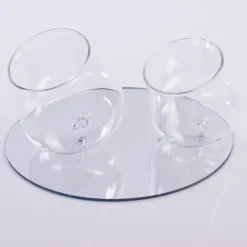 40 cl - Zafferano Pirolo Bicchiere Acqua Punta in Vetro Borosilicato - Set 6 Pezzi