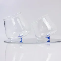 40 cl - Zafferano Pirolo Bicchiere Acqua Punta in Vetro Borosilicato - Set 6 Pezzi