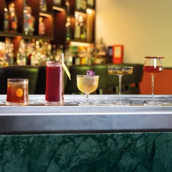 15 cl - Zafferano Sam Calice Cocktail Nick & Nora In Vetro Set 4 Pz